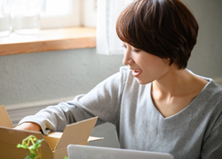 アイテムを梱包して発送