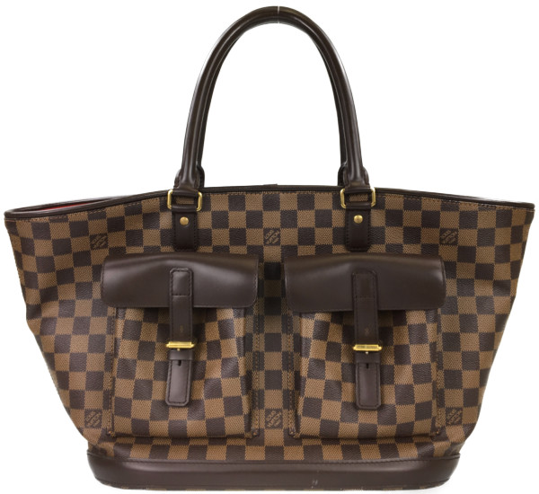 ルイ・ヴィトン ダミエ エベヌ マノスクGM トートバッグ