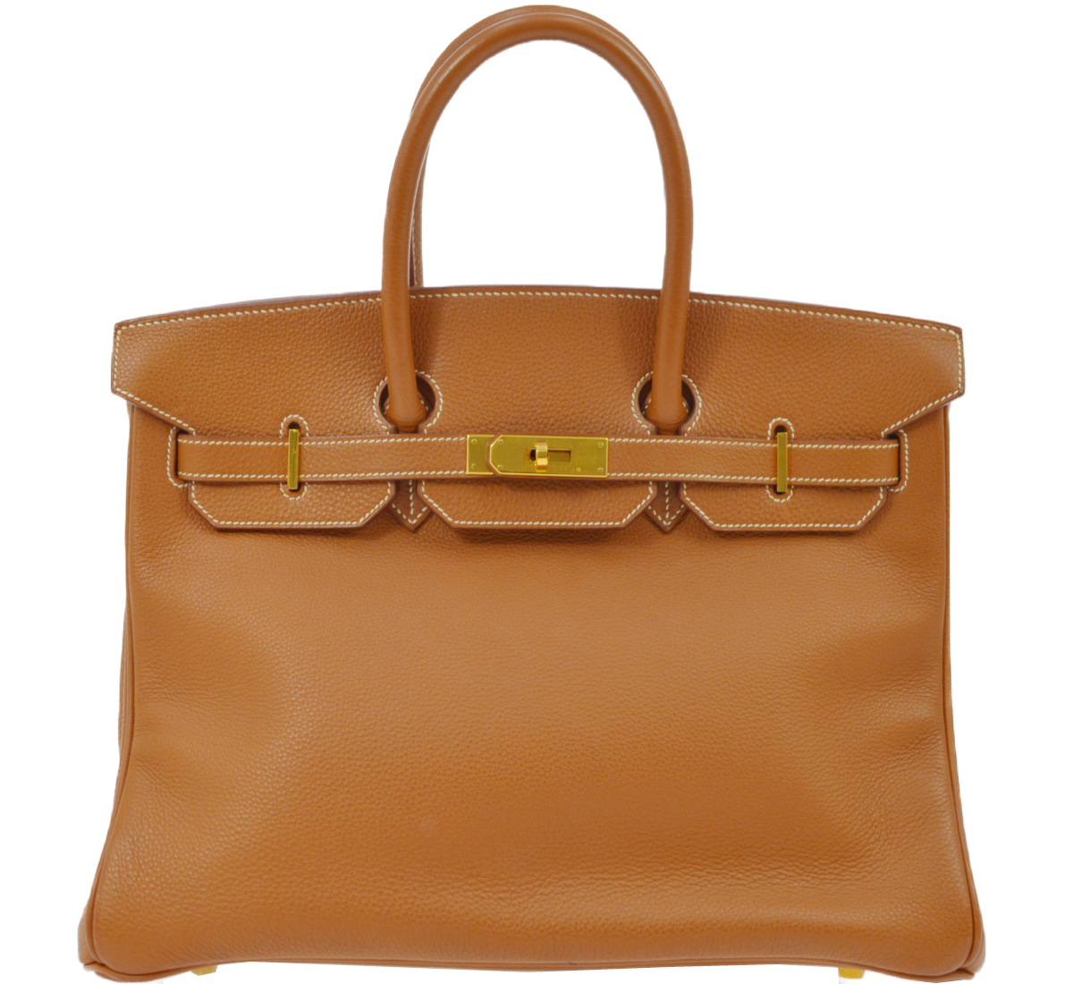 エルメス バーキン35 トゴ ゴールド ハンドバッグ