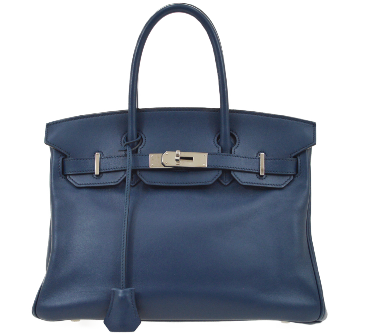 エルメス バーキン30 スイフト ブルードマルト ハンドバッグ