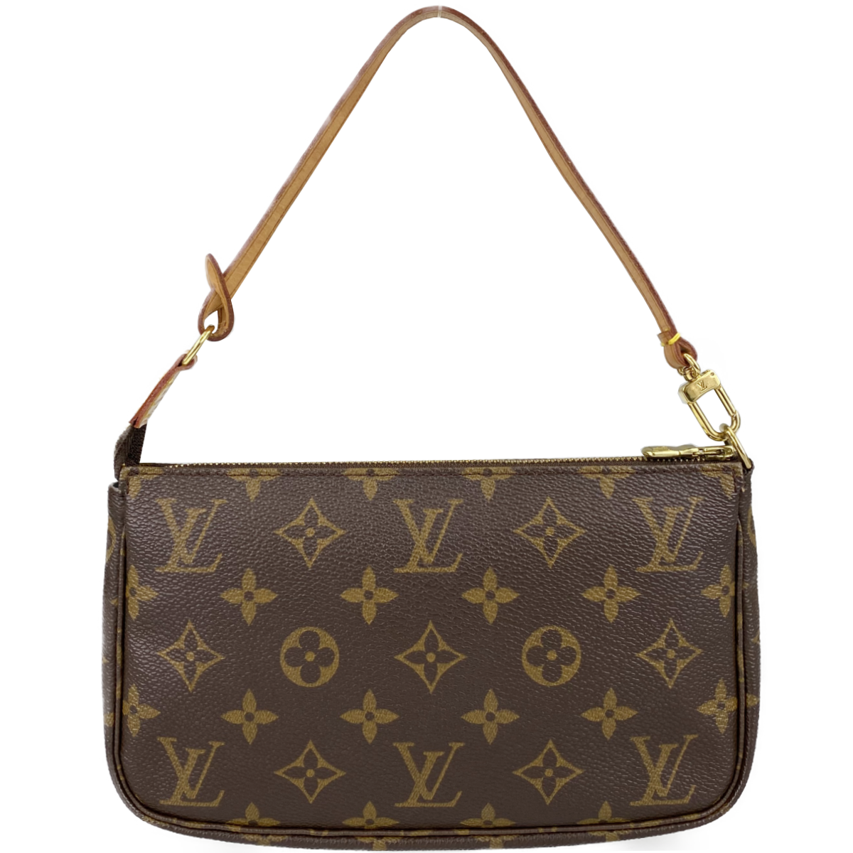 ルイ・ヴィトン モノグラム ポシェット アクセソワール ブラウン ポーチ