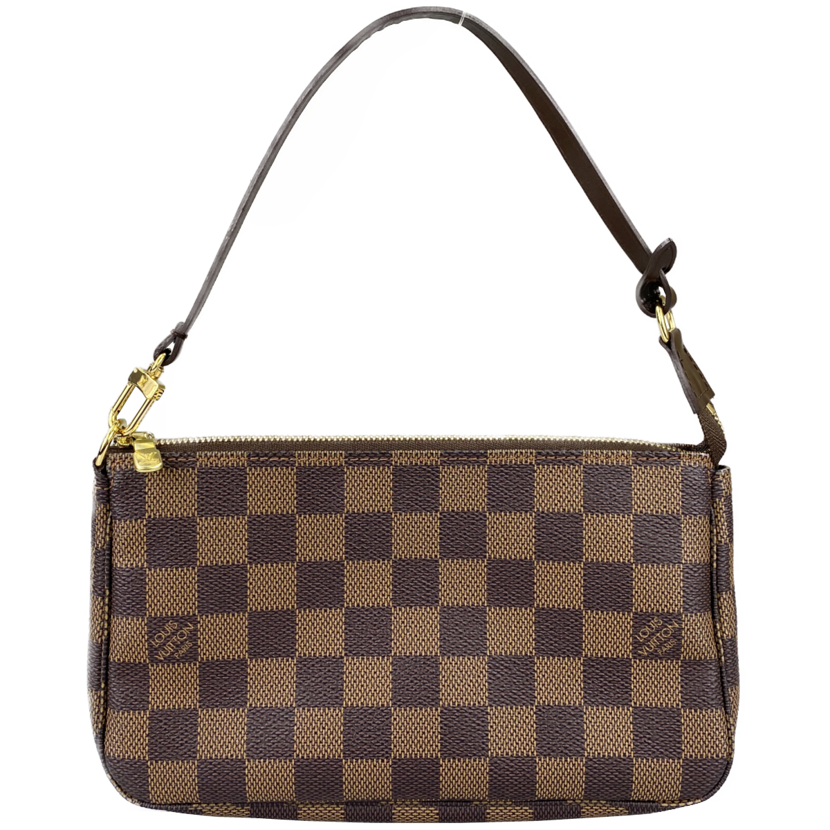 ルイ・ヴィトン ダミエ エベヌ ポシェット アクセソワール ブラウン ポーチ