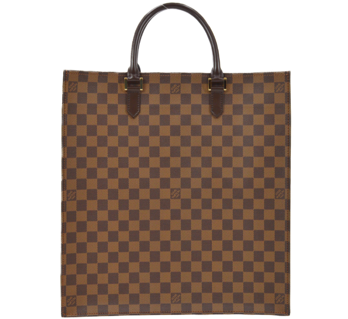 ルイ・ヴィトン ダミエ エベヌ サックプラ ブラウン トートバッグ