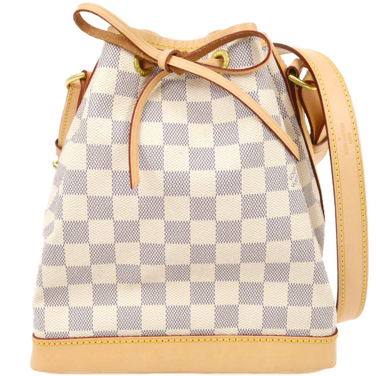 ルイ・ヴィトン ダミエ アズール ノエBB ホワイト ショルダーバッグ