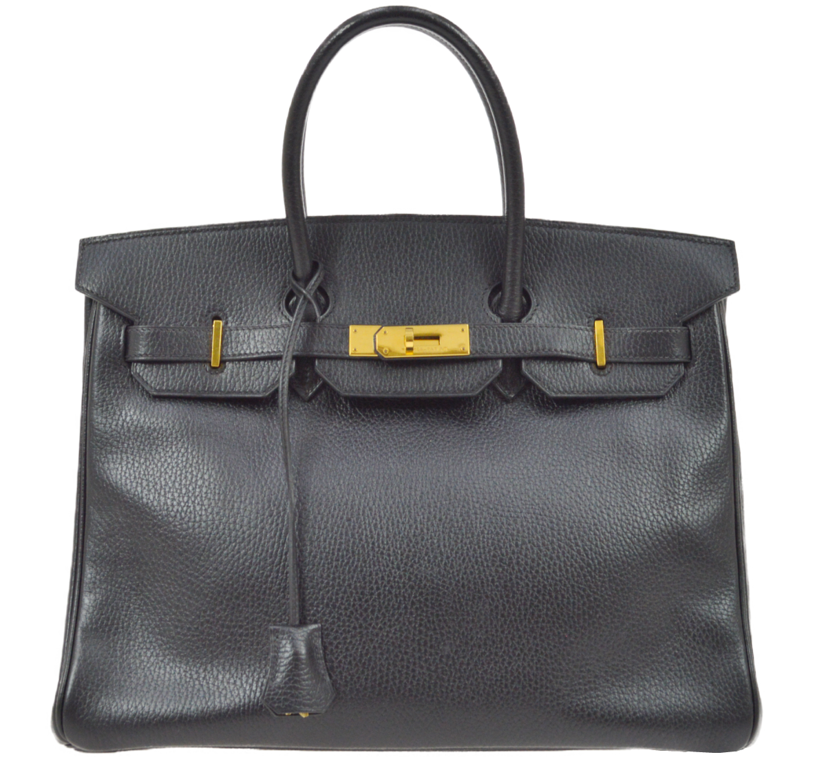 エルメス バーキン35 アルデンヌ ブラック ハンドバッグ