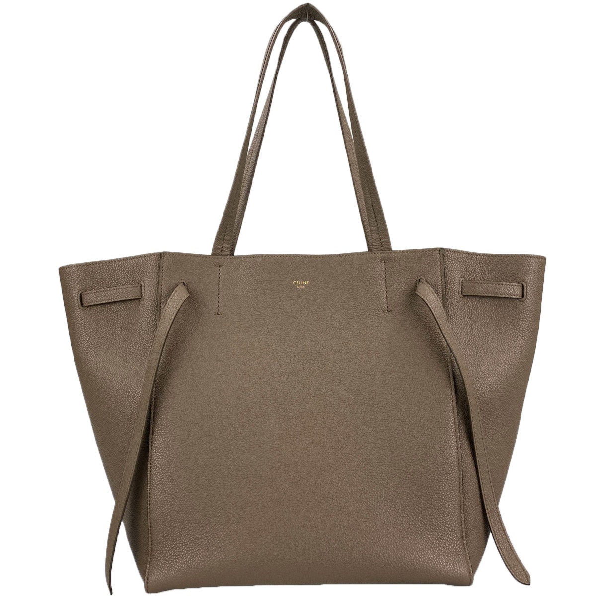 セリーヌ カバ ファントム ミディアム ソフトグレインドカーフスキン トープ トートバッグ