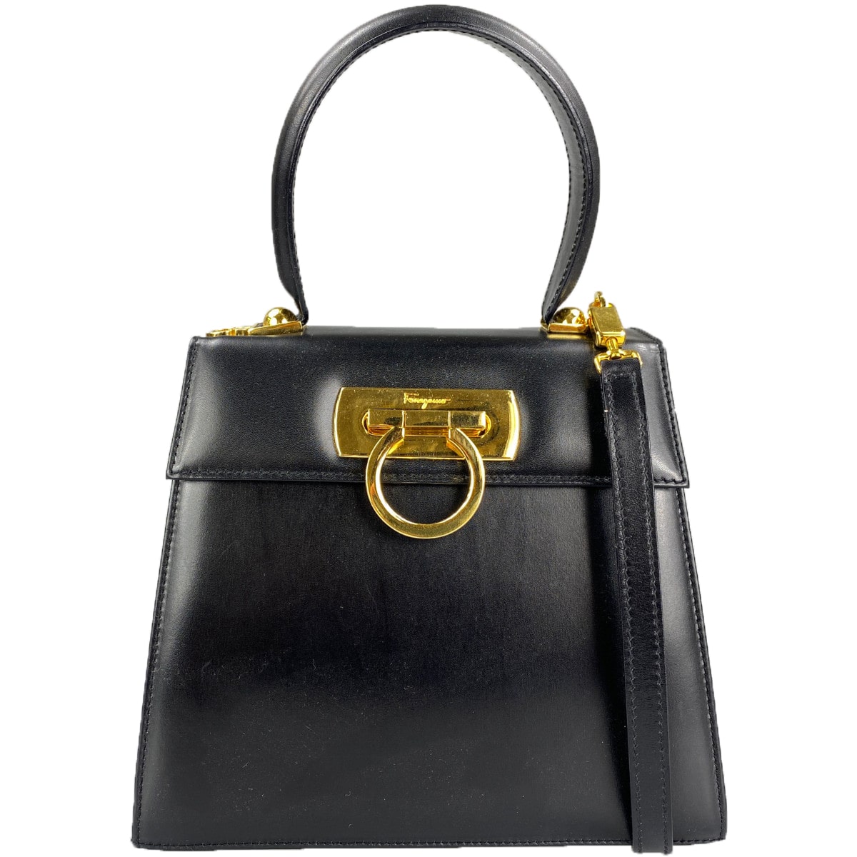 フェラガモ ガンチーニ 2WAY ハンドバッグ
