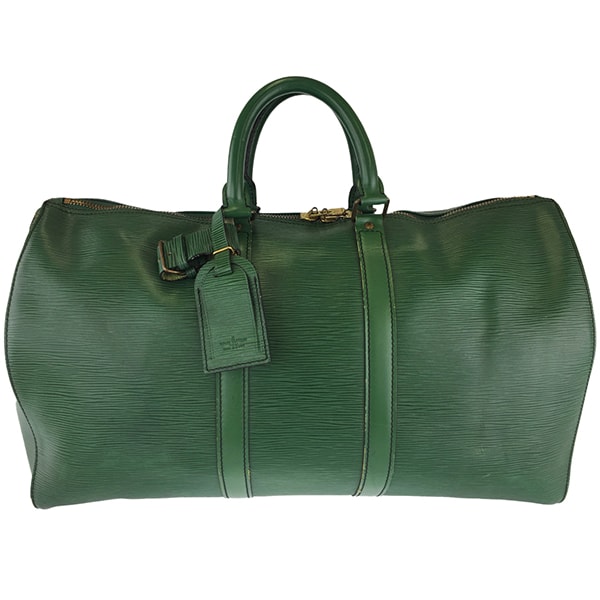 ルイ・ヴィトン エピ キーポル50 ボルネオグリーン ボストンバッグ