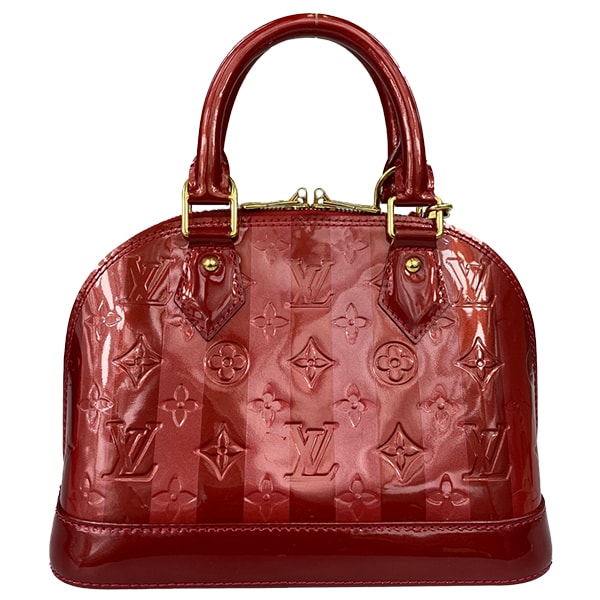 ルイ・ヴィトン モノグラム ヴェルニ アルマBB ポムダムール レイユール ハンドバッグ