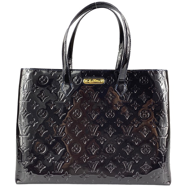 ルイ・ヴィトン モノグラム ヴェルニ ウィルシャーMM アマラント ショルダーバッグ