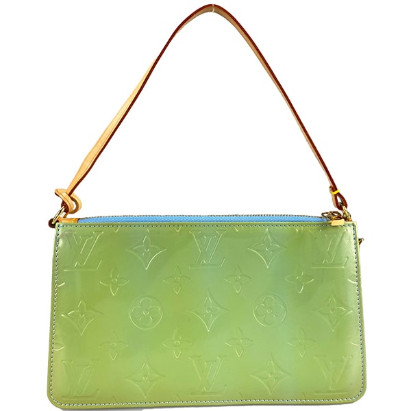 ルイ・ヴィトン モノグラム ヴェルニ レキシントン ベビーブルー アクセサリーポーチ