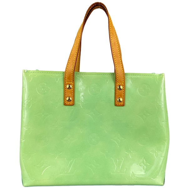 ルイ・ヴィトン モノグラム ヴェルニ リードPM ペパーミント トートバッグ