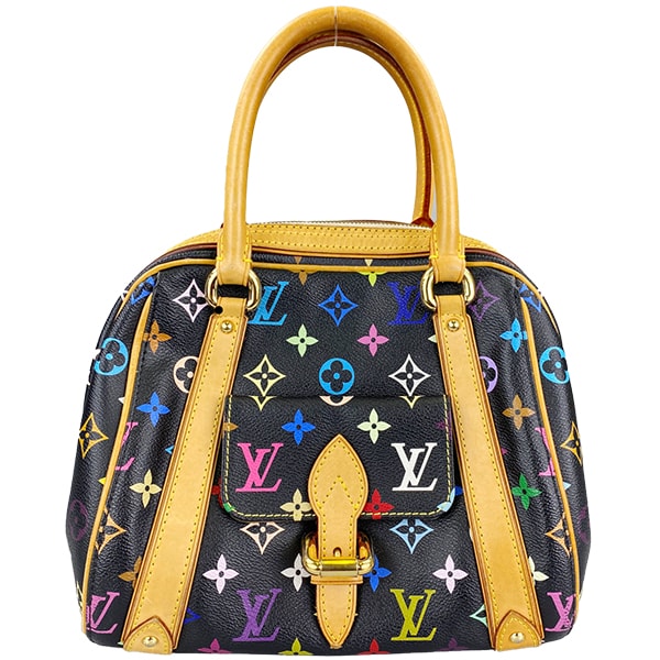 ルイ・ヴィトン モノグラム マルチカラー プリシラ ノワール ハンドバッグ