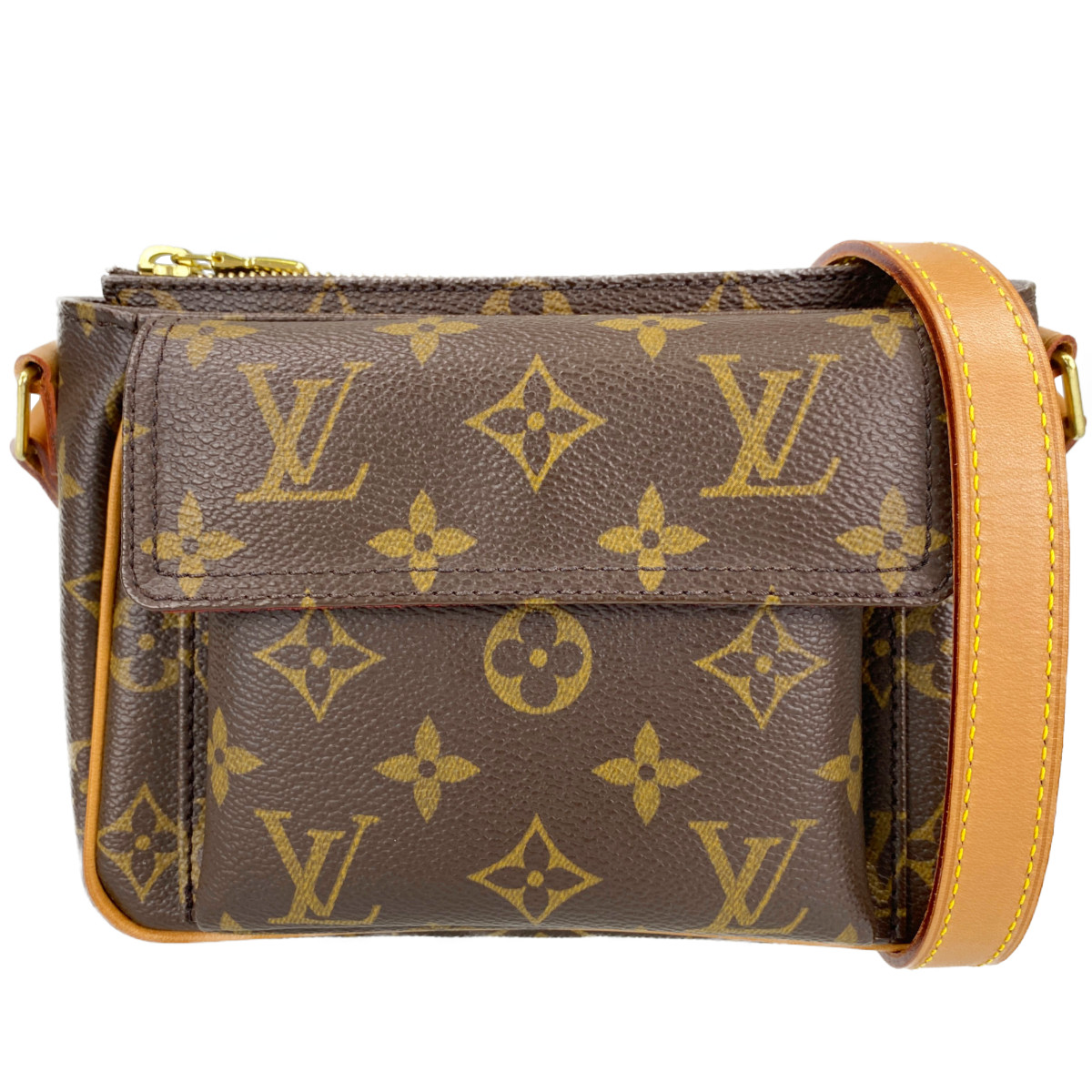 ルイ・ヴィトン モノグラム ヴィバ シテPM ブラウン ショルダーバッグ