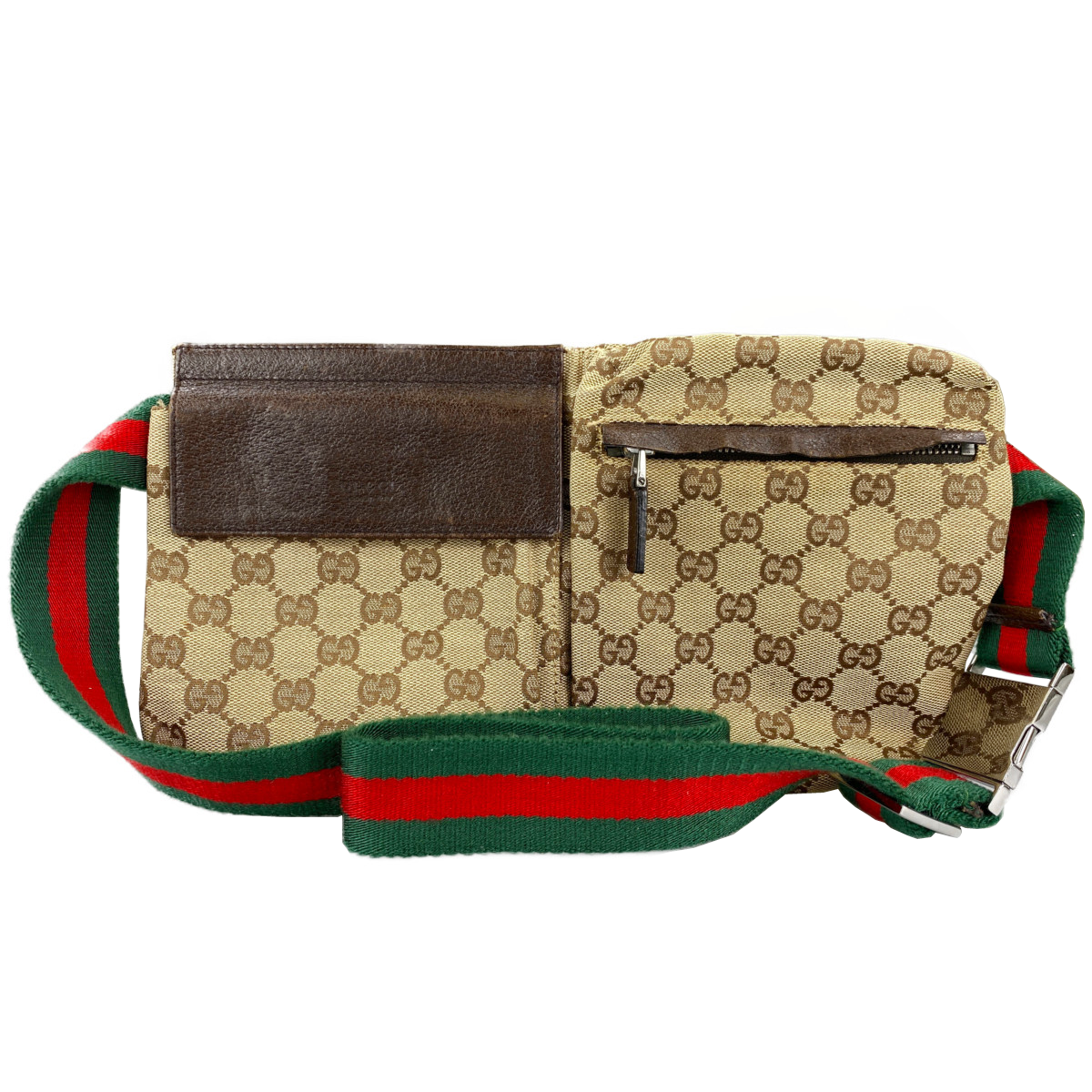 グッチ GGキャンバス ウエストバッグ