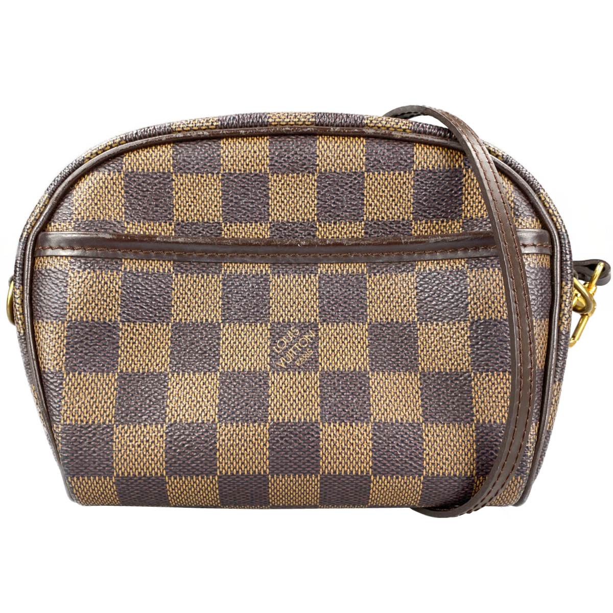 ルイ・ヴィトン ダミエ エベヌ ポシェット イパネマ ブラウン ショルダーバッグ