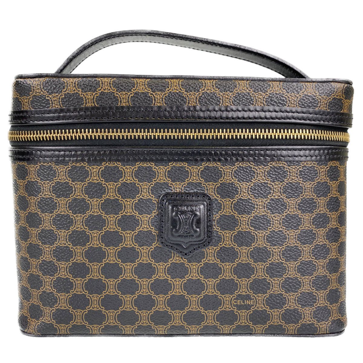 セリーヌ マカダム バニティ ハンドバッグ