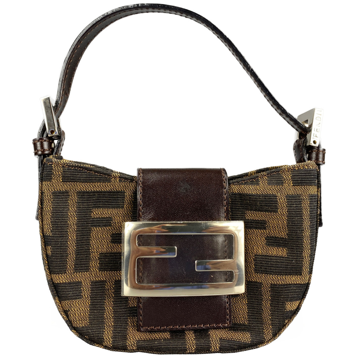 フェンディ ミニクロワッサン ズッカ ポーチ