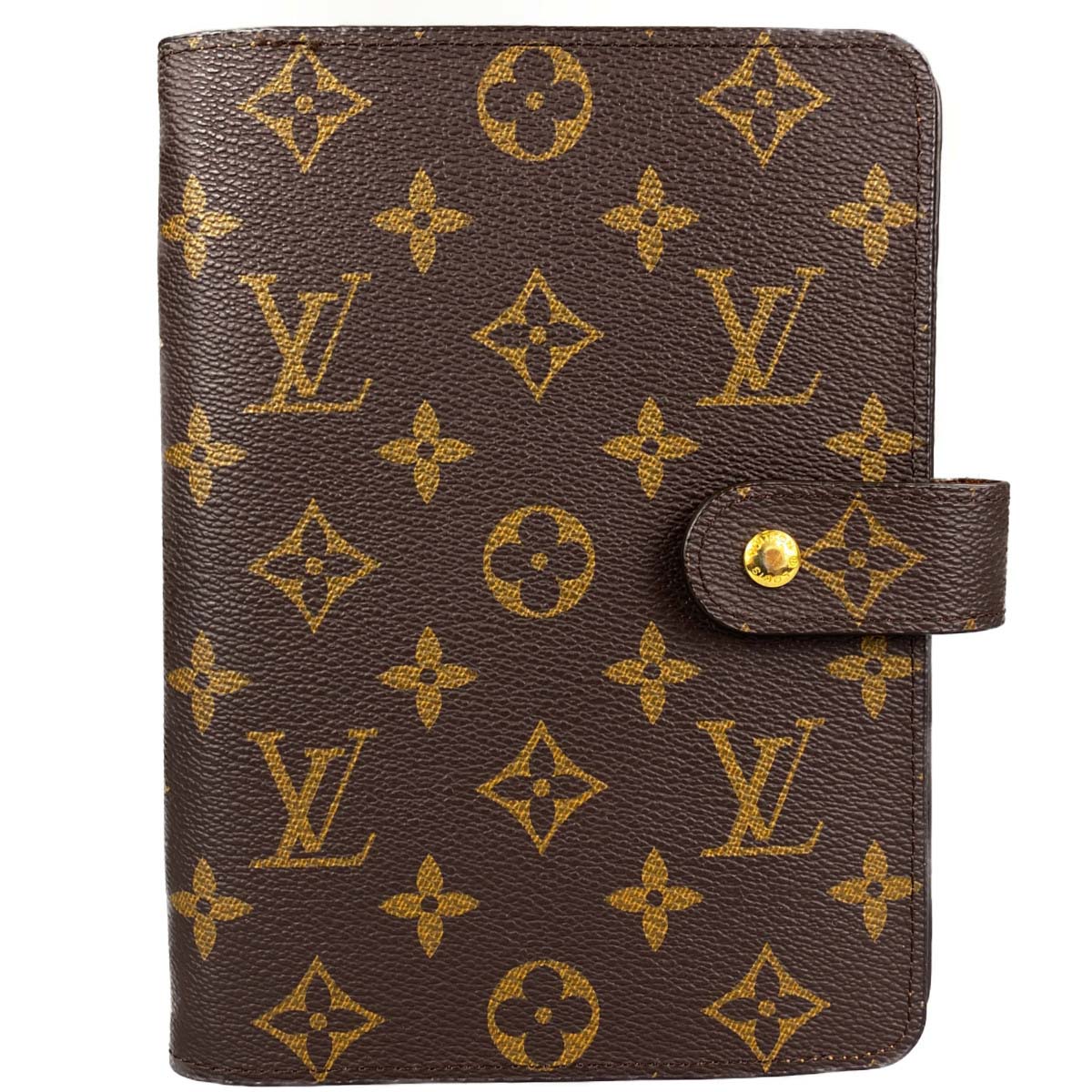 ルイ・ヴィトン モノグラム アジェンダMM ブラウン 手帳カバー