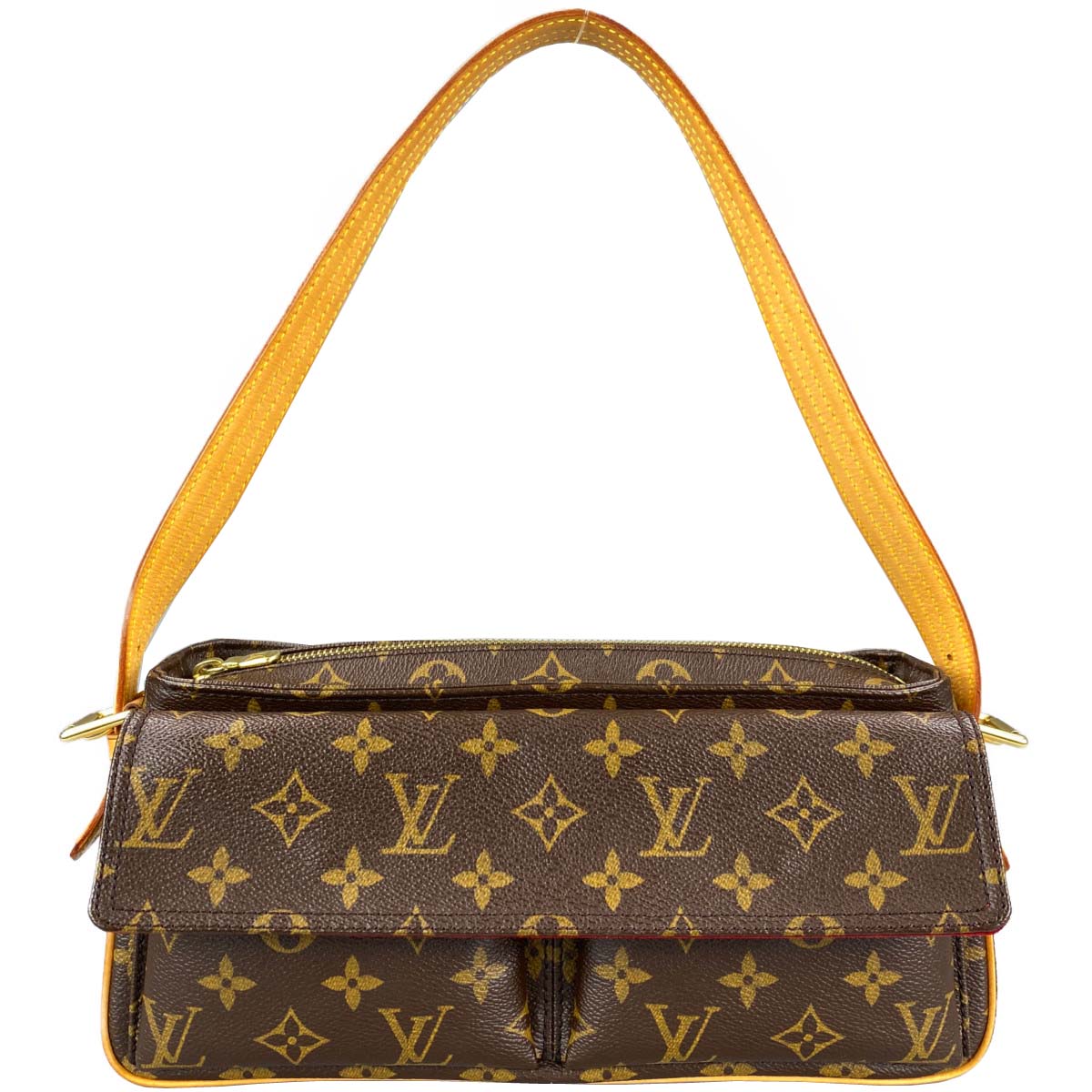 ルイ・ヴィトン モノグラム ヴィバ シテMM ブラウン ショルダーバッグ