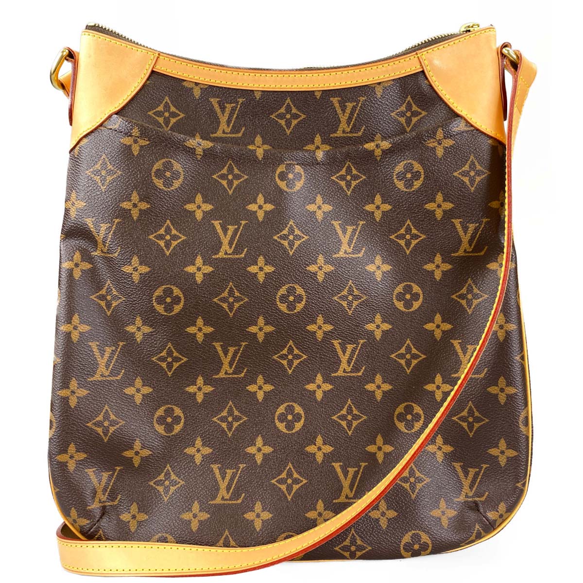 ルイ・ヴィトン モノグラム オデオンMM ブラウン ショルダーバッグ