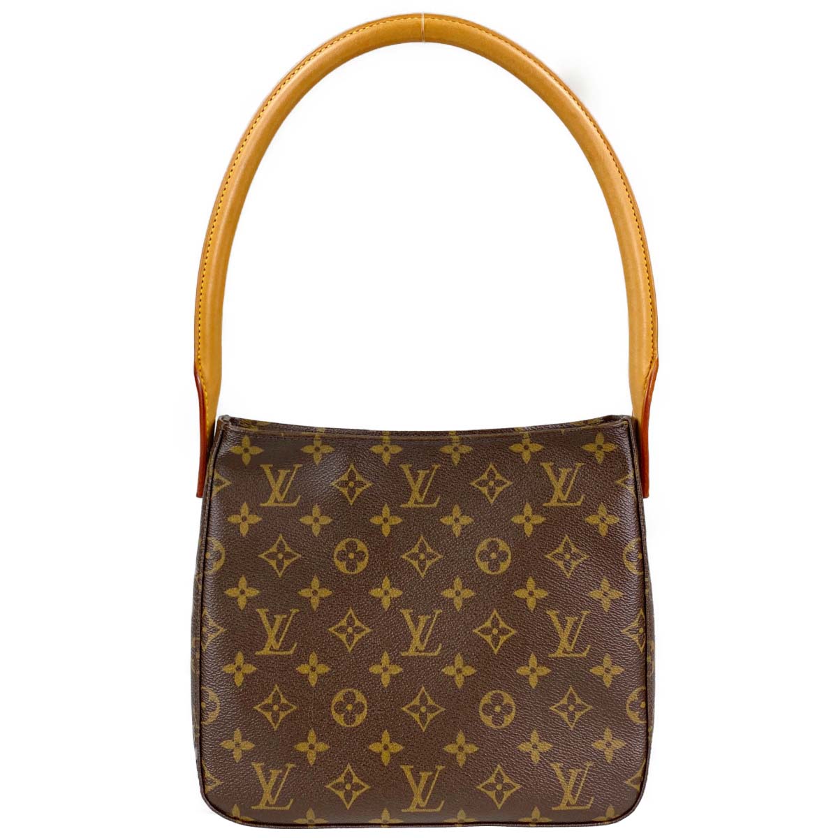 ルイ・ヴィトン モノグラム ルーピングMM ブラウン ショルダーバッグ