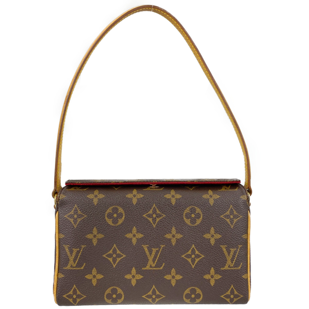 ルイ・ヴィトン モノグラム レシタル ブラウン ショルダーバッグ