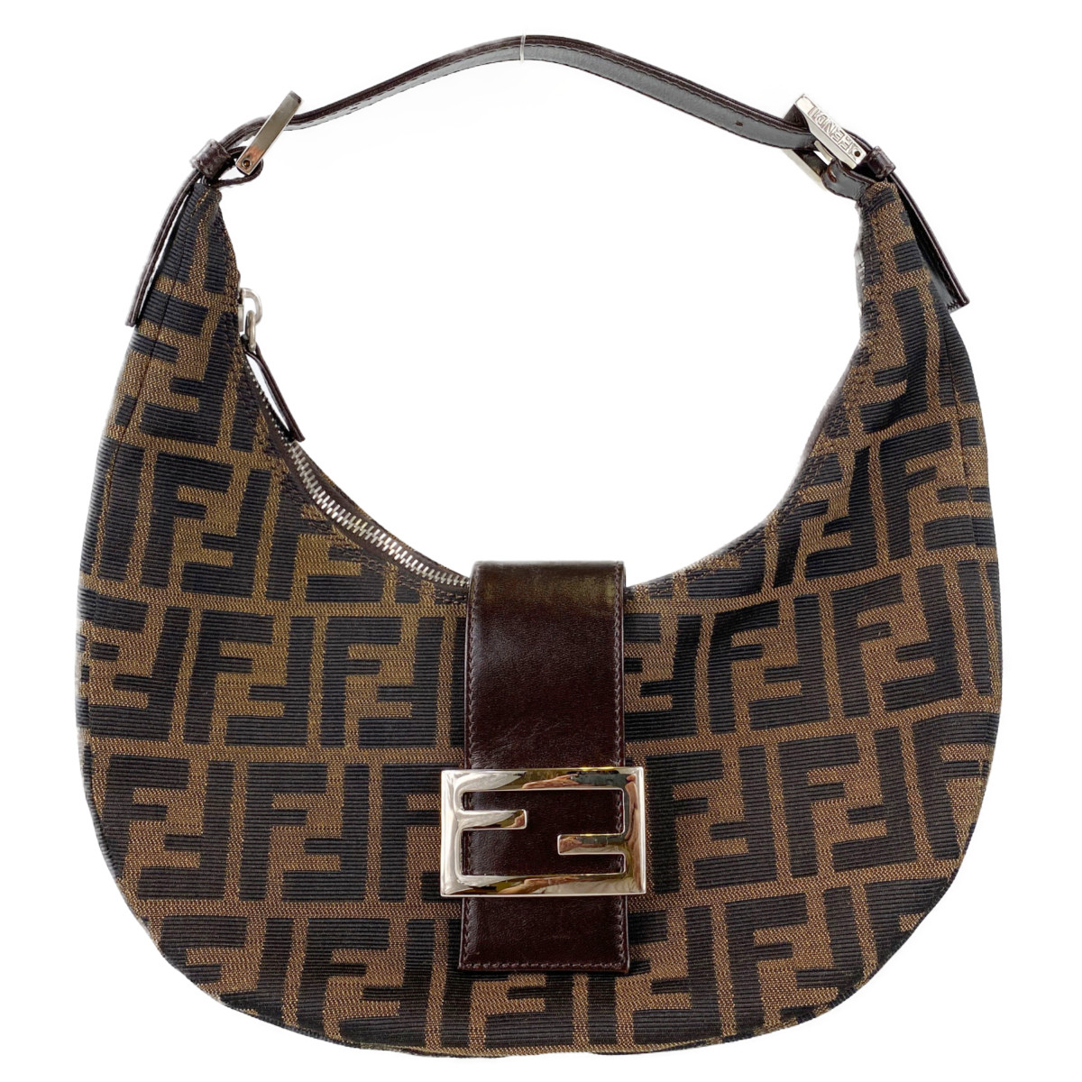 フェンディ クロワッサン ズッカ ショルダーバッグ