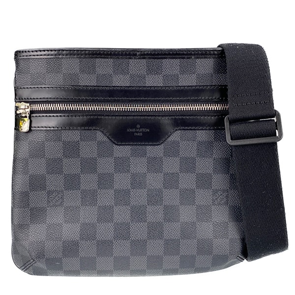 ルイ・ヴィトン ダミエ グラフィット トマス ブラック ショルダーバッグ