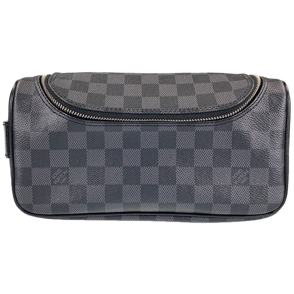 ルイ・ヴィトン ダミエ グラフィット トワレ ポーチ ブラック ポーチ