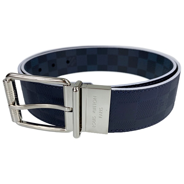 ルイ・ヴィトン ダミエ グラフィット サンチュール シアトル ブラック ベルト 