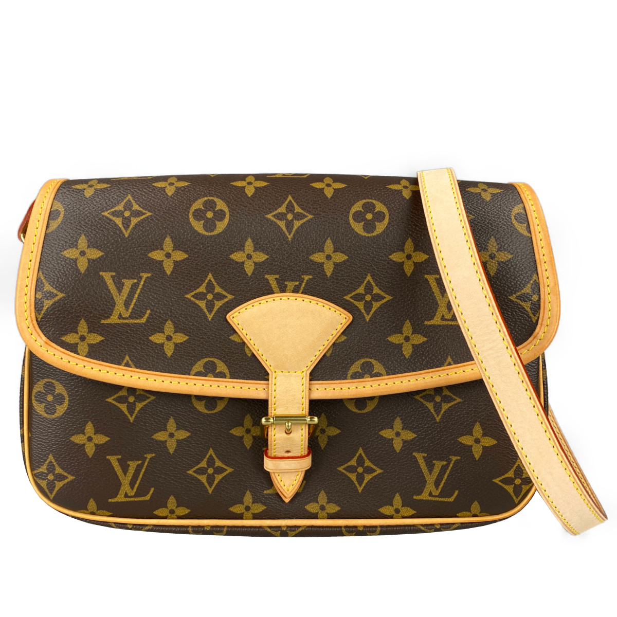 ルイ・ヴィトン モノグラム ソローニュ ブラウン ショルダーバッグ