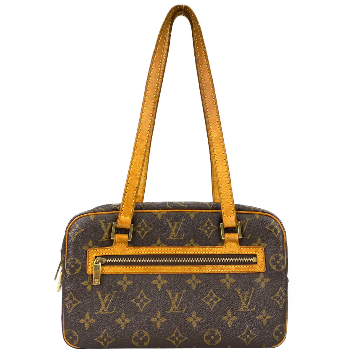 ルイ・ヴィトン モノグラム シテMM ブラウン ショルダーバッグ