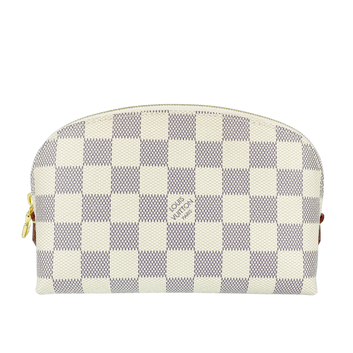 ルイ・ヴィトン ダミエ アズール ポシェット コスメティック ホワイト ポーチ