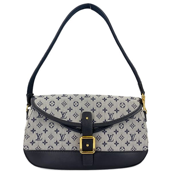 ルイ・ヴィトン モノグラムミニ マルジョリー ブルー ハンドバッグ