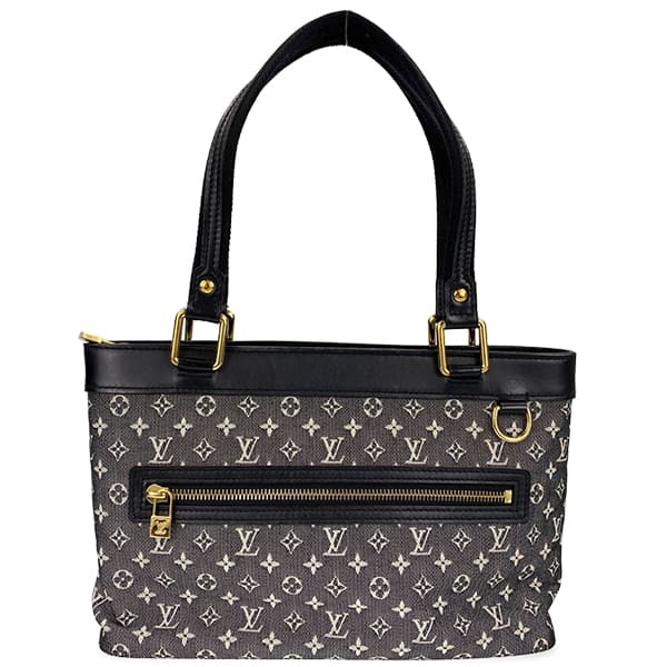ルイ・ヴィトン モノグラムミニ ルシーユPM ブラック トートバッグ