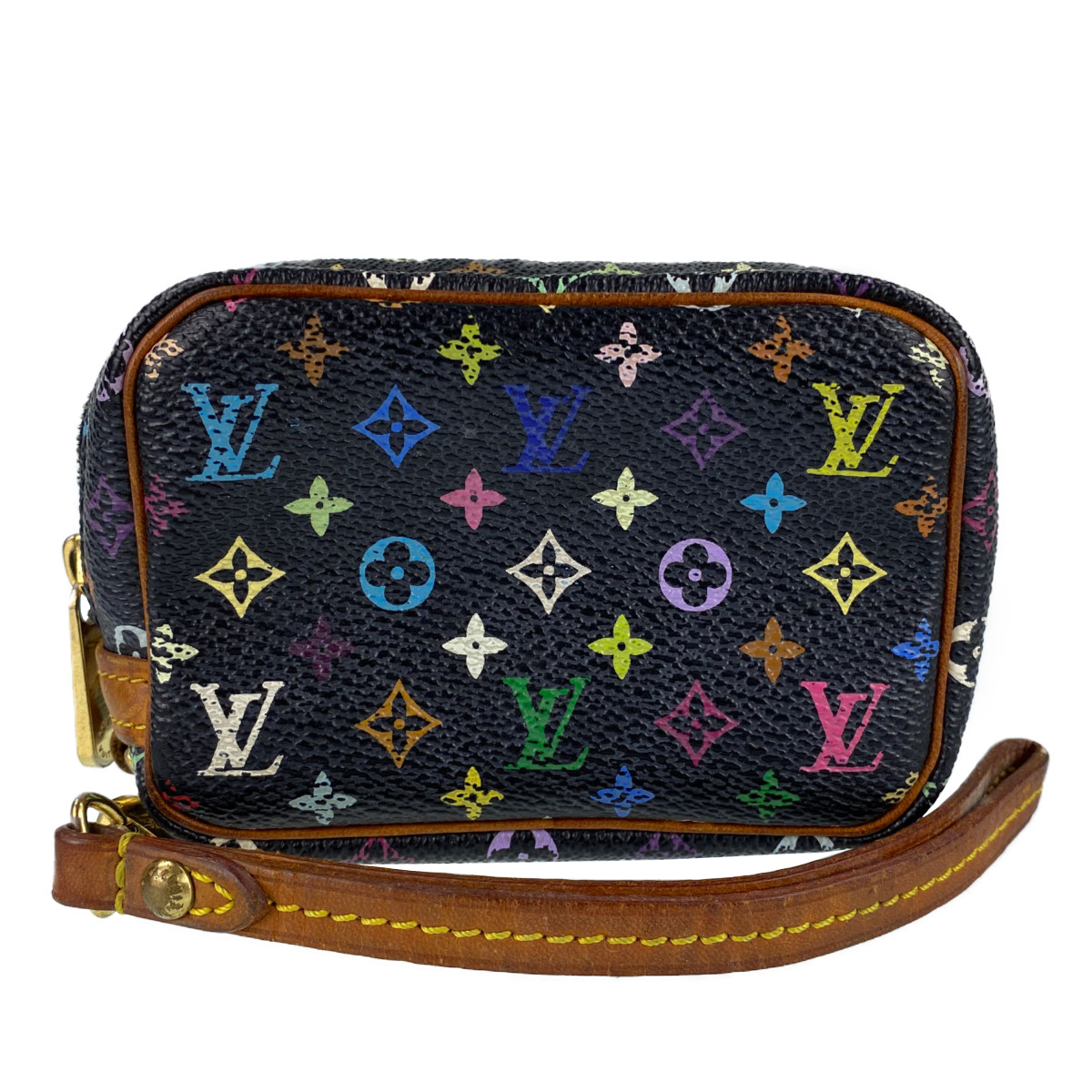 ルイ・ヴィトン モノグラム マルチカラー トゥルース ワピティ ノワール ポーチ