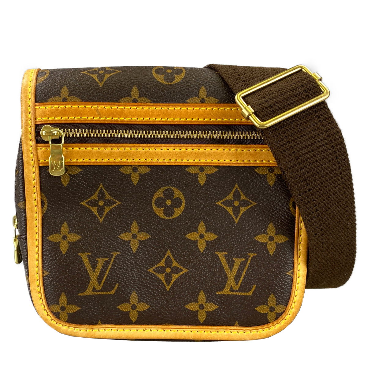 ルイ・ヴィトン モノグラム バムバッグ ボスフォール ブラウン ウエストバッグ