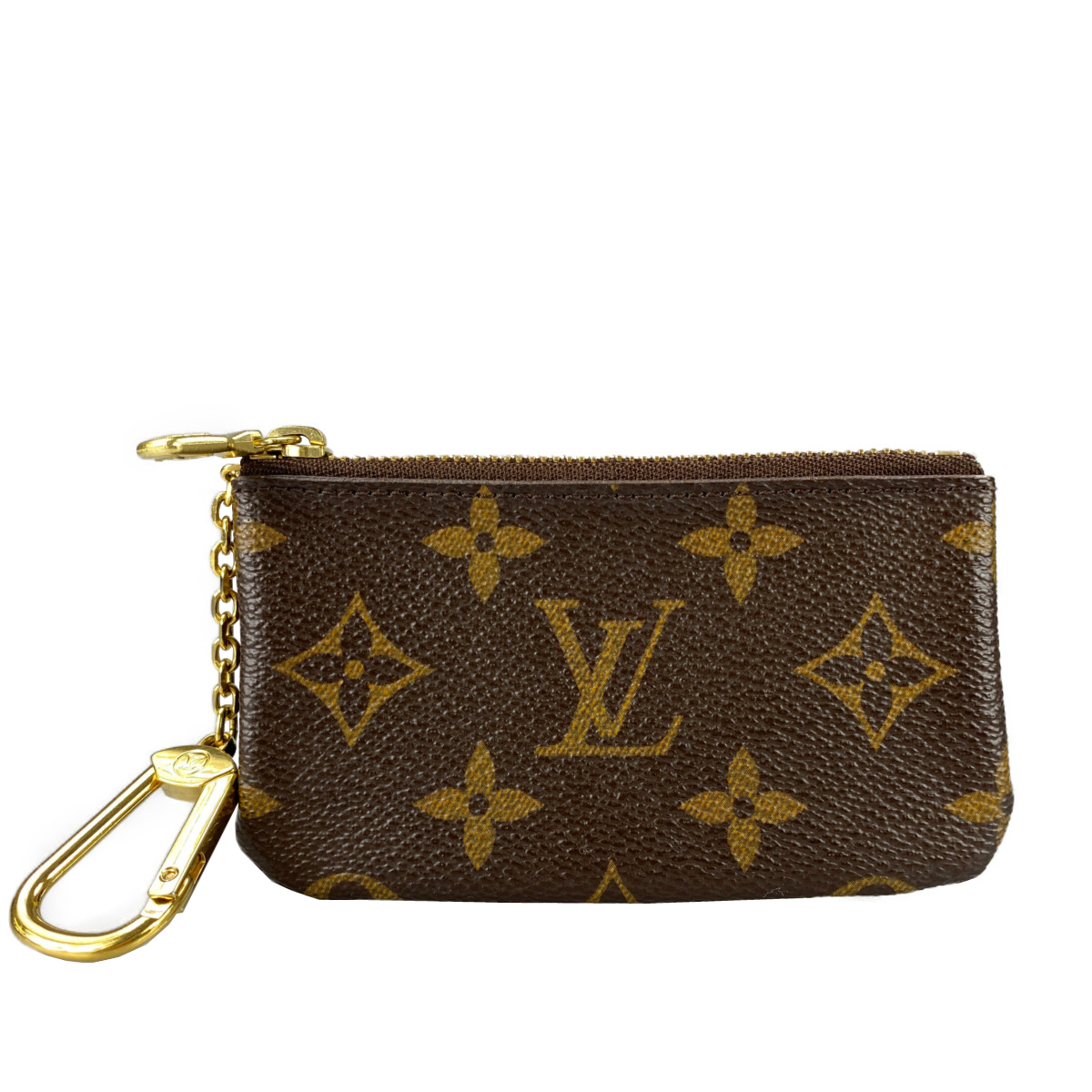 ルイ・ヴィトン モノグラム ポシェットクレ ブラウン コインケース