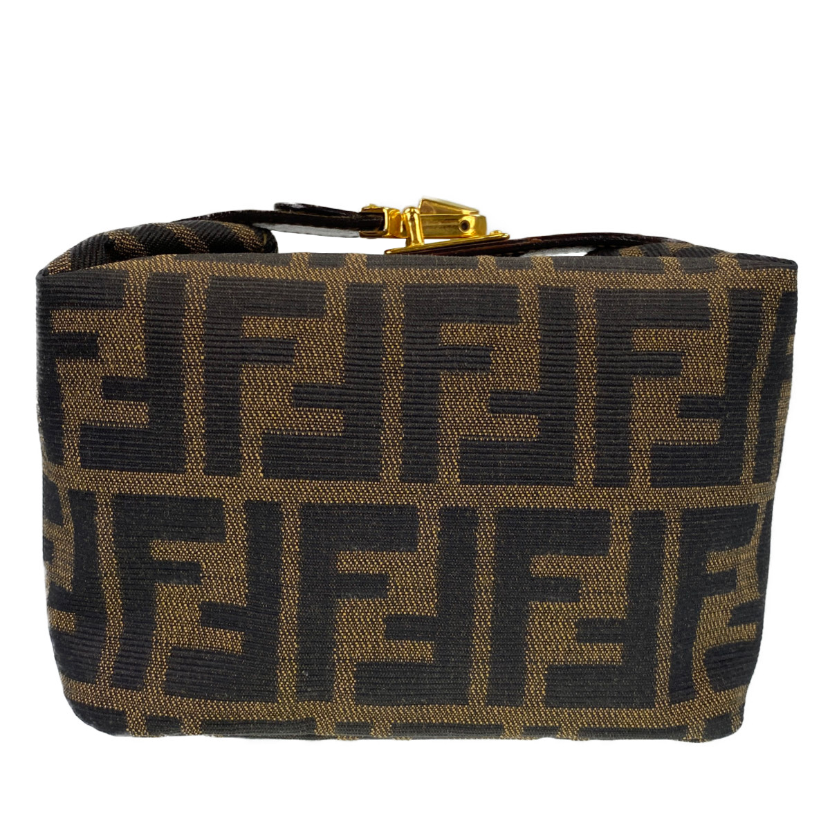 フェンディ ズッカ バニティ ハンドバッグ