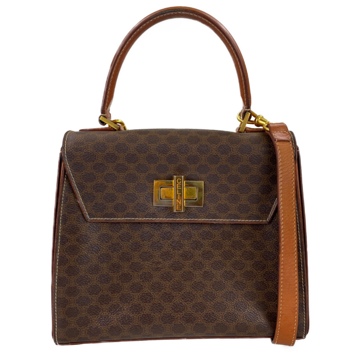 セリーヌ マカダム 2WAY ハンドバッグ