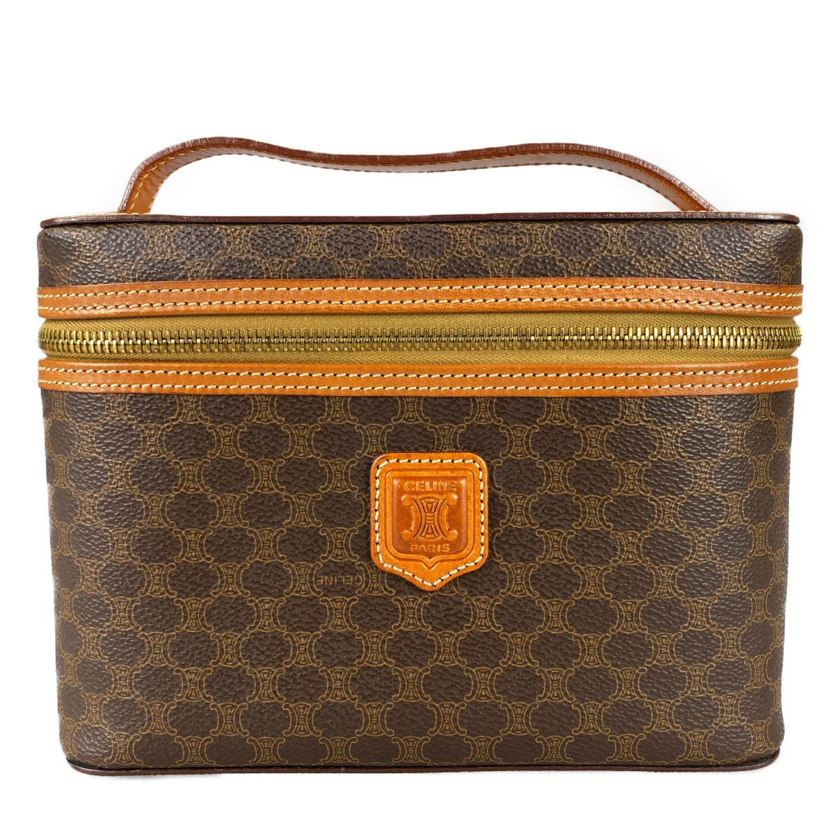 セリーヌ マカダム バニティ ハンドバッグ