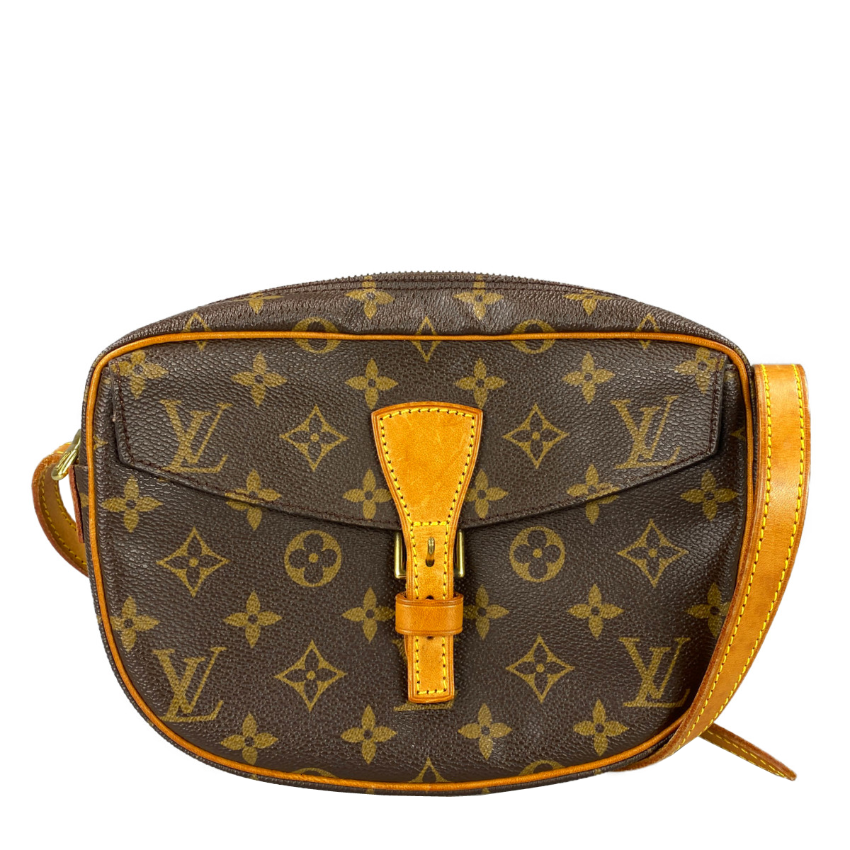 ルイ・ヴィトン モノグラム ジュヌフィーユ ブラウン ショルダーバッグ