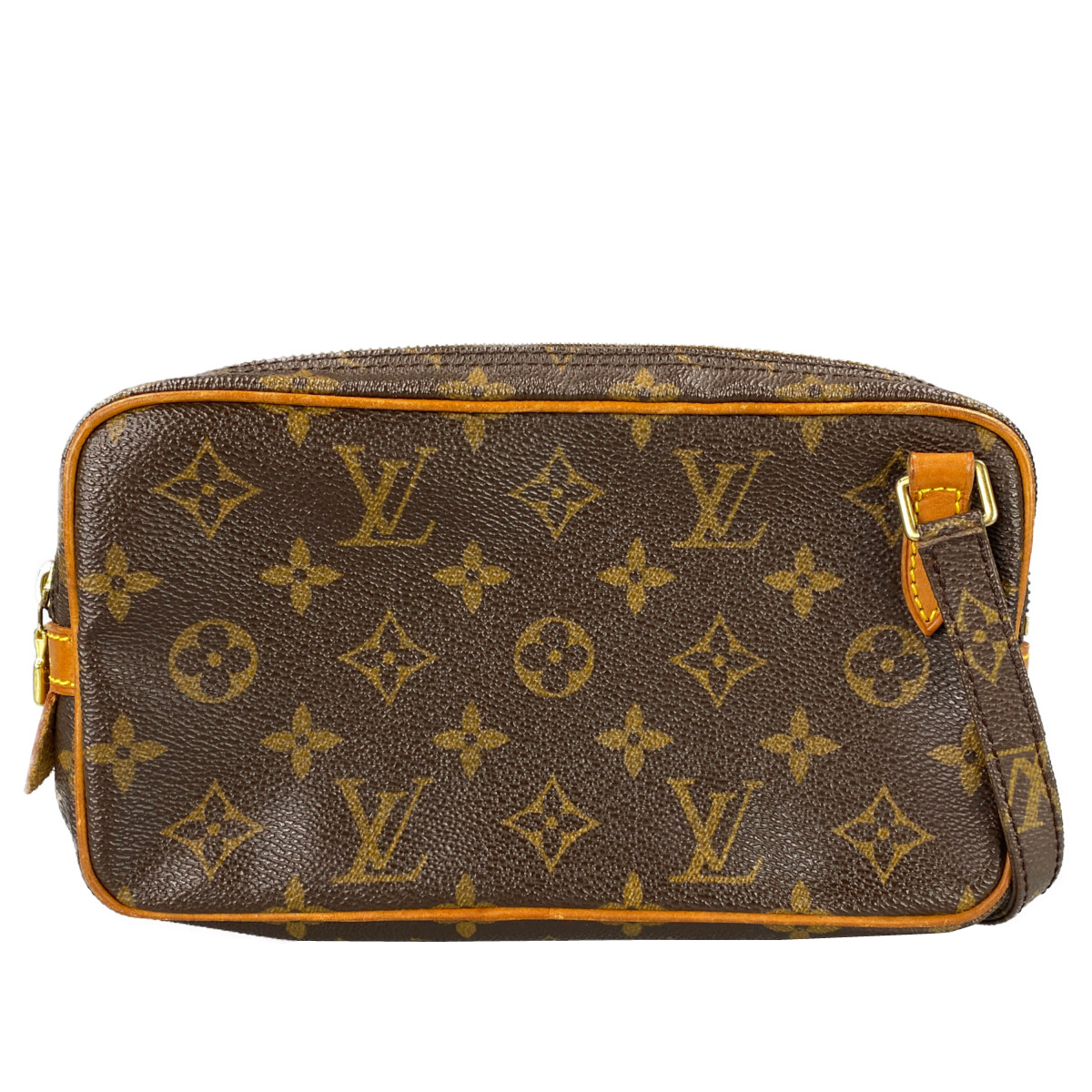 ルイ・ヴィトン モノグラム ポシェット マルリーバンドリエール ブラウン ショルダーバッグ