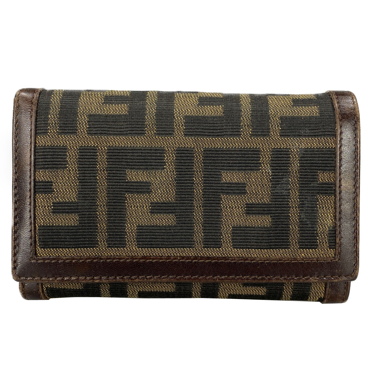 フェンディ ズッカ 二つ折り財布 