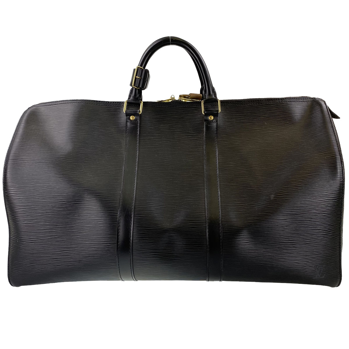 ルイ・ヴィトン エピ キーポル50 ノワール ボストンバッグ