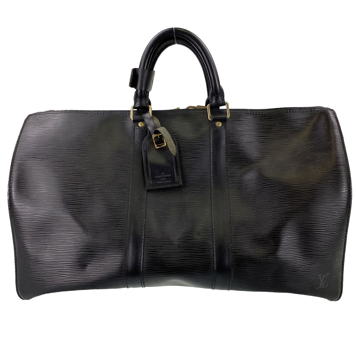 ルイ・ヴィトン エピ キーポル45 ノワール ボストンバッグ