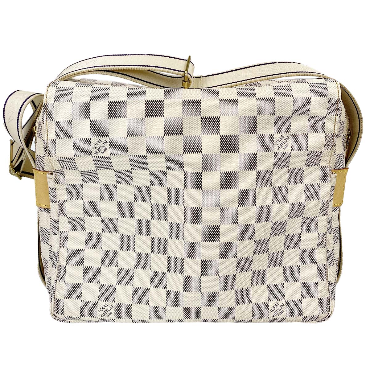 ルイ・ヴィトン ダミエ アズール ナヴィグリオ ホワイト ショルダーバッグ