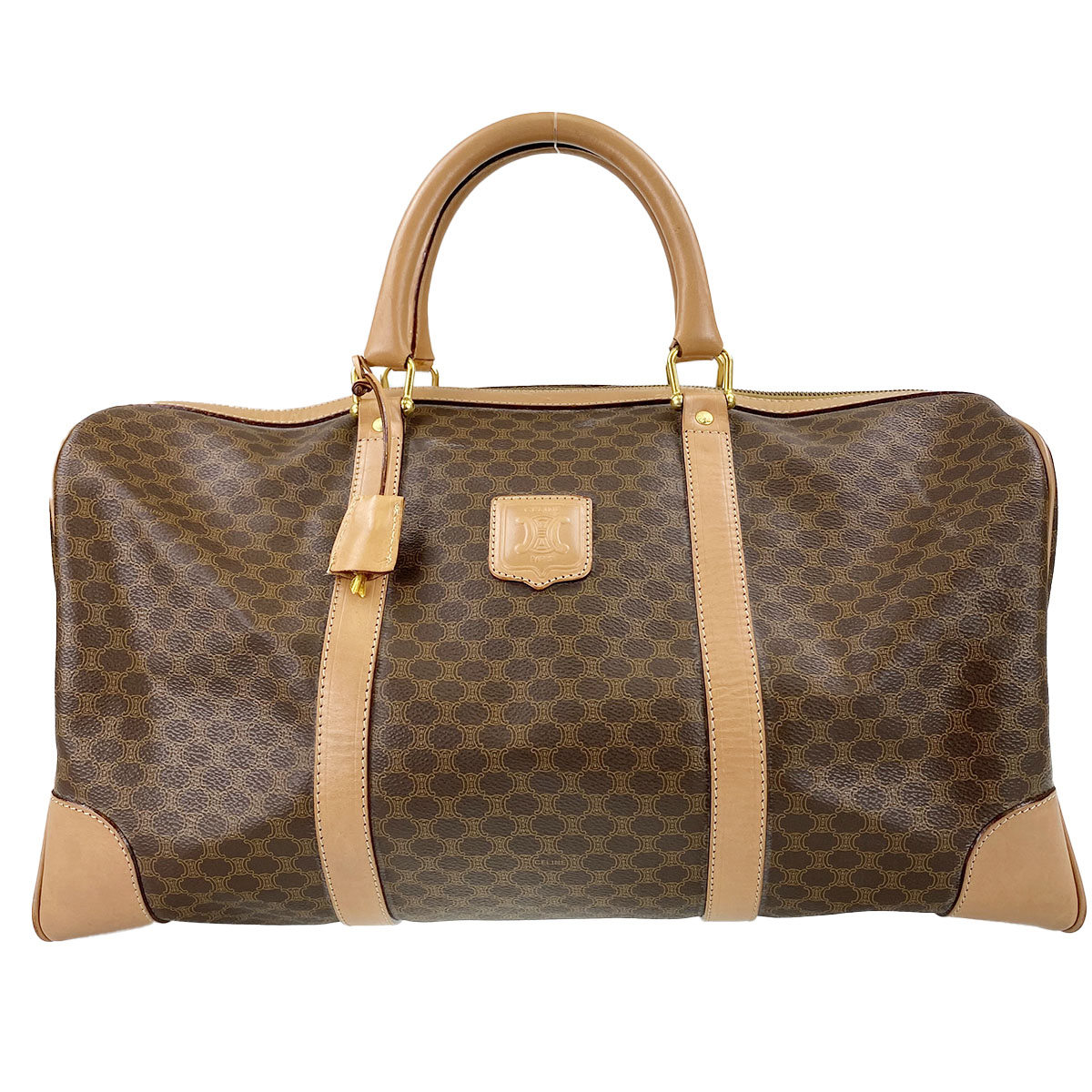 セリーヌ マカダム ボストンバッグ