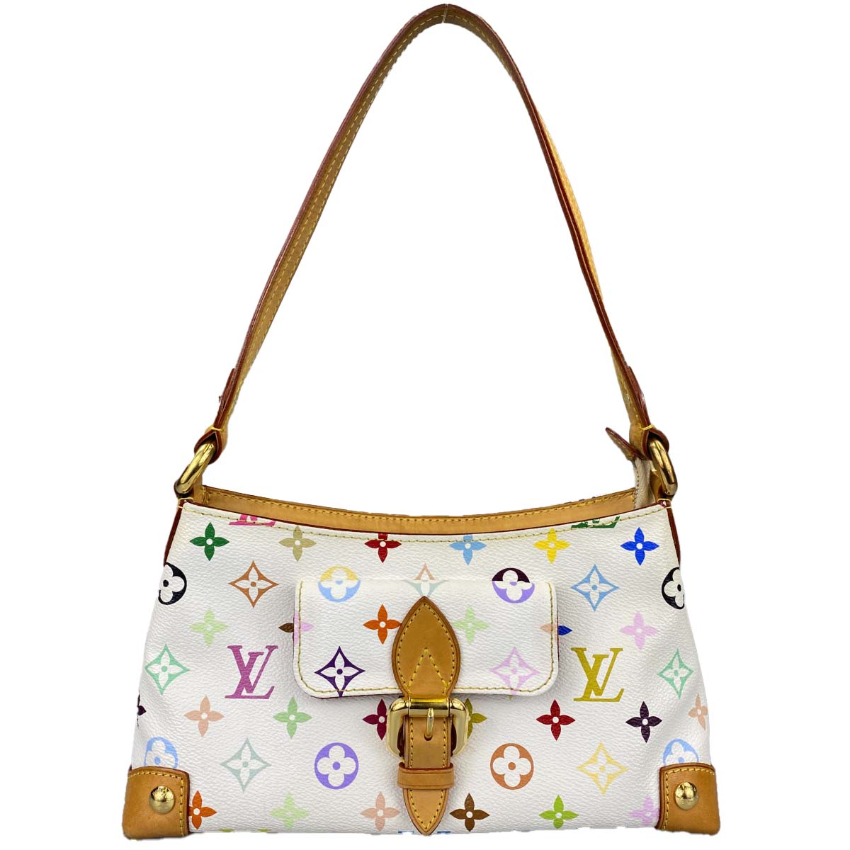 ルイ・ヴィトン モノグラム マルチカラー エライザ ブロン ショルダーバッグ